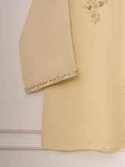 3 Piece - Pure Cotton Net Embroidered Suit S111286
