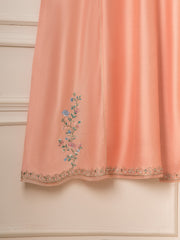 3 Piece- Pure Silk Net Embroidered Suit S111576