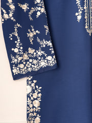 2 Piece- Pure Korean Silk Embroidered Suit S111004