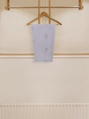 3 Piece - Pure Cotton Net Embroidered Suit S109535