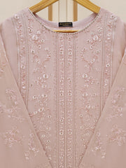 2 Piece - Embroidered Chiffon Suit S109707