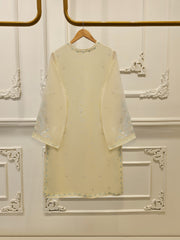 3 Piece - Pure Embroidered Cotton Net Suit S111905