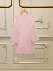 3 Piece - Pure Embroidered Cotton Net Suit S111909