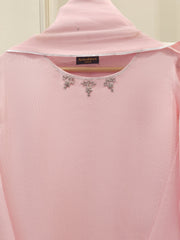 3 Piece - Pure Embroidered Cotton Net Suit S111909