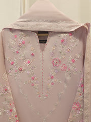 2 Piece - Embroidered Kora Cotton Silk Suit S111913