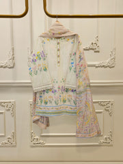 3 Piece - Digital Printed Lawn Suit S111939