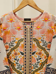 2 Piece- Printed Silk Co-ord Set S111946