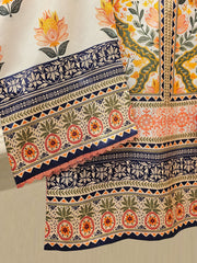 2 Piece- Printed Silk Co-ord Set S111946