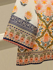 2 Piece- Printed Silk Co-ord Set S111946