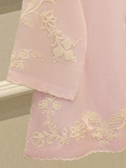 3 Piece - Pure Embroidered Cotton Net Suit S111956