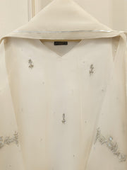 3 Piece - Pure Organza Embroidered Suit S111948