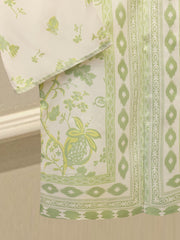 2 Piece- Printed Silk Co-ord Set S111964