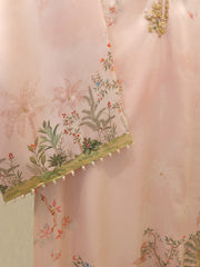 2 Piece - Pure Embroidered Charmeuse Silk Suit S112067