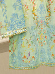 2 Piece - Pure Embroidered Charmeuse Silk Suit S112104