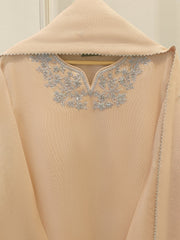 3 Piece - Pure Embroidered Cotton Net Suit S112235