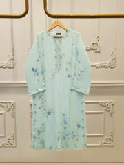 2 Piece - Pure Embroidered Cotton Net Suit S112317