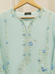 2 Piece - Pure Embroidered Cotton Net Suit S112317