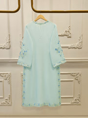2 Piece - Pure Embroidered Cotton Net Suit S112317