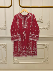 2 Piece - Embroidered Cambric Suit S112315