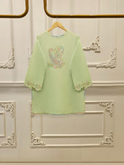 2 Piece - Embroidered Cambric Suit S112328