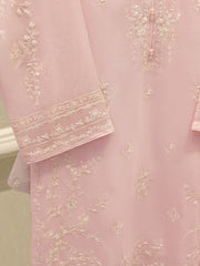 3 Piece - Pure Embroidered Cotton Net Suit S112441