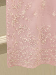 3 Piece - Pure Embroidered Cotton Net Suit S112441