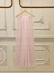 3 Piece - Pure Embroidered Cotton Net Suit S112441