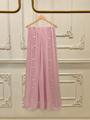 3 Piece - Pure Chiffon Embroidered Suit S112560