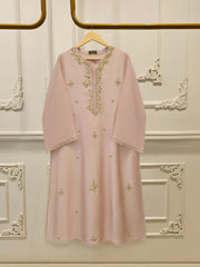 Pure Embroidered Sheesha Silk Shirt S113021