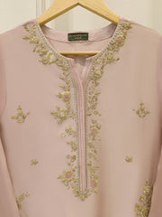 Pure Embroidered Sheesha Silk Shirt S113021