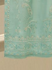 2 Piece- Pure Embroidered Sheesha Silk Suit S113047