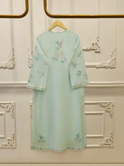 3 Piece - Pure Khaddi Silk Embroidered Suit S113043