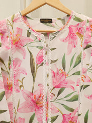 2 Piece - Digital Printed Cambric Suit S113052