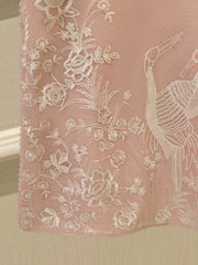 2 Piece - Pure Embroidered Cotton Net Suit S113053