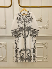 2 Piece - Pure Embroidered Cotton Net Suit S113127