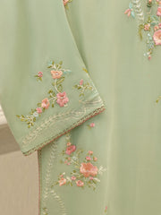 2 Piece - Pure Chiffon Embroidered Suit S113138