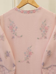 3 Piece - Pure Embroidered Cotton Net Suit S113165