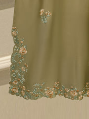 Pure Embroidered Sheesha Silk Shirt S113139