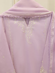 3 Piece - Embroidered Cambric Suit S113163