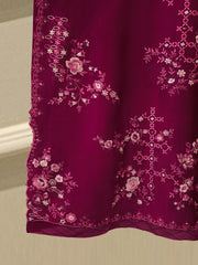 Pure Embroidered Sheesha Silk Shirt S113161