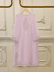 3 Piece - Pure Embroidered Cotton Net Suit S113418