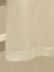 3 Piece - Pure Embroidered Cotton Net Suit S113438
