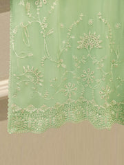 3 Piece - Pure Embroidered Chiffon Suit S113445