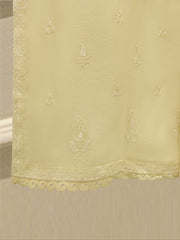 3 Piece - Pure Embroidered Cotton Net Suit S113493