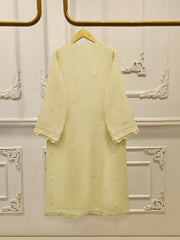 3 Piece - Pure Embroidered Cotton Net Suit S113493