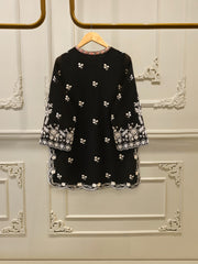 3 Piece - Pure Embroidered Cotton Net Suit S113499