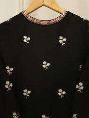 3 Piece - Pure Embroidered Cotton Net Suit S113499