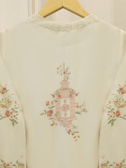 2 Piece- Pure Sheesha Silk Embroidered Suit S113502