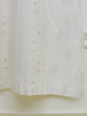 (Unstitched) 3 Piece - Embroidered Swiss Voile Suit KJ4218-A