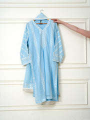 (Unstitched) 3 Piece - Embroidered Swiss Voile Suit KJ4202C